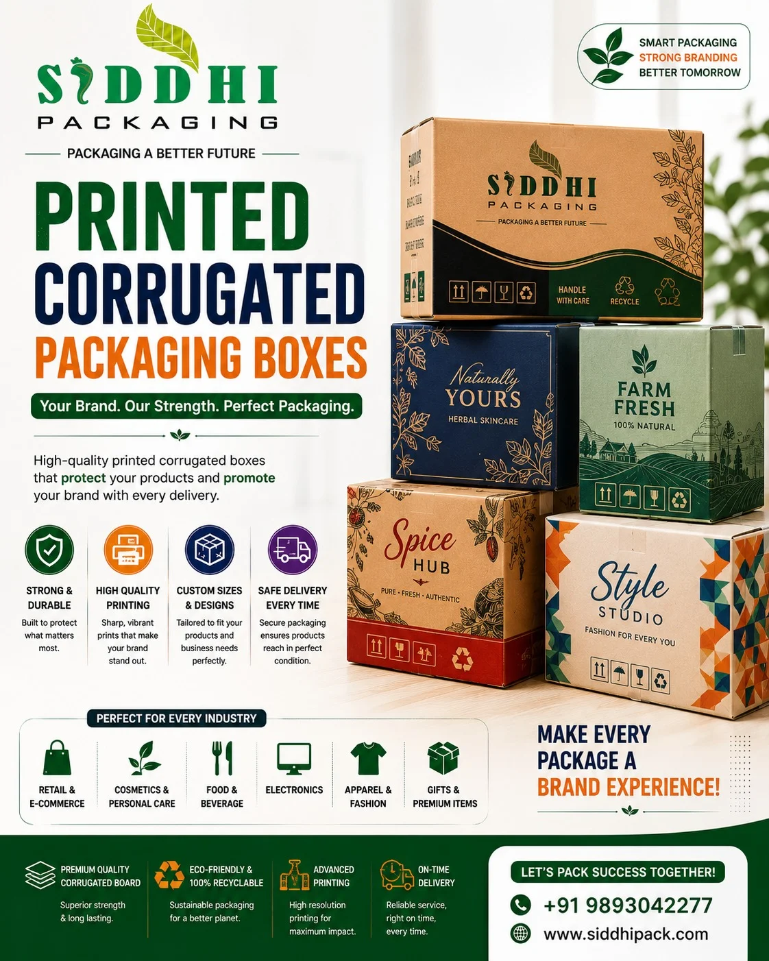Printed Corrugated Packaging Boxes in Indore